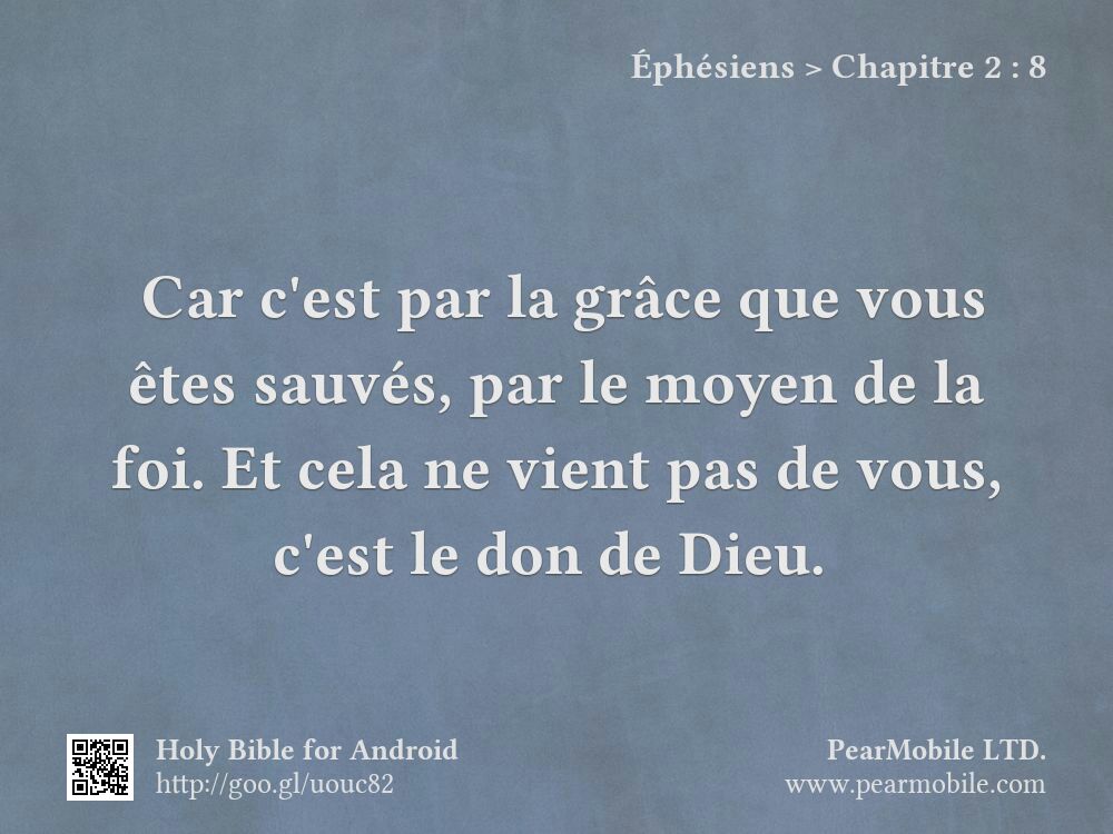 Éphésiens, Chapitre 2:8